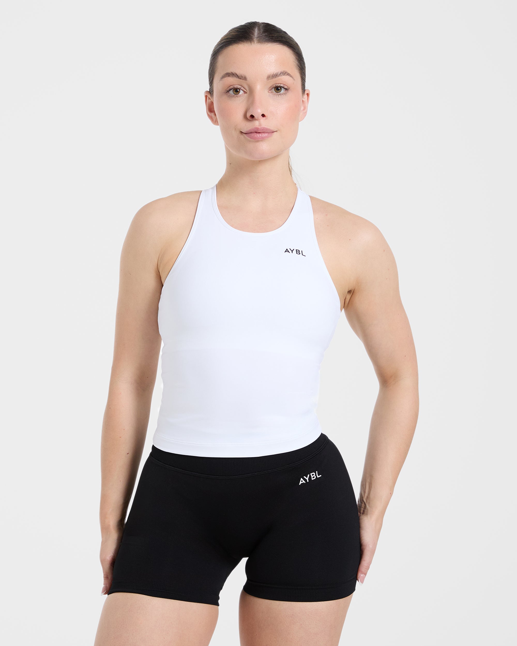 Top Tank Racerback Essenziale - Bianco