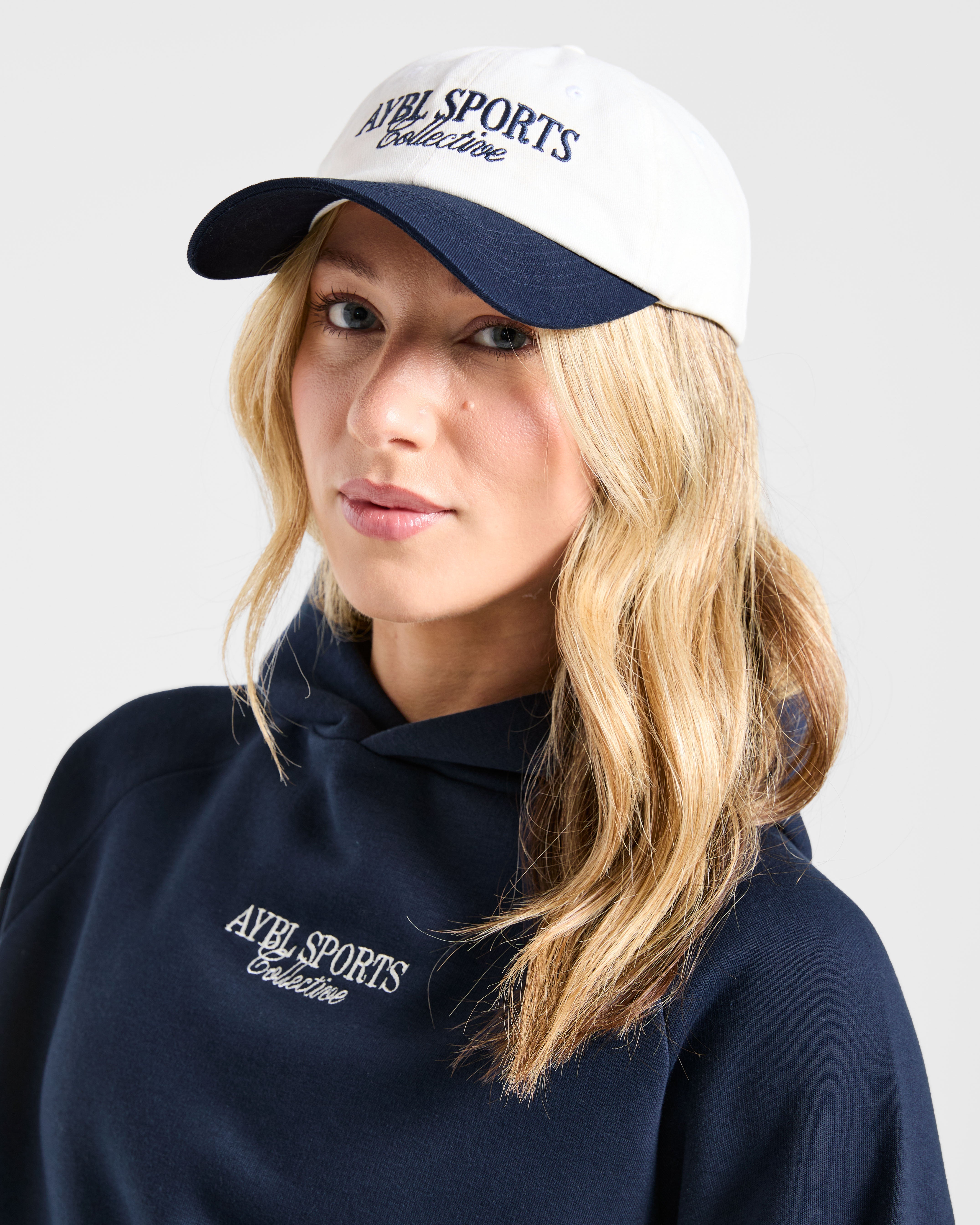 Cappello Sports Collective - Avorio/Blu Navy