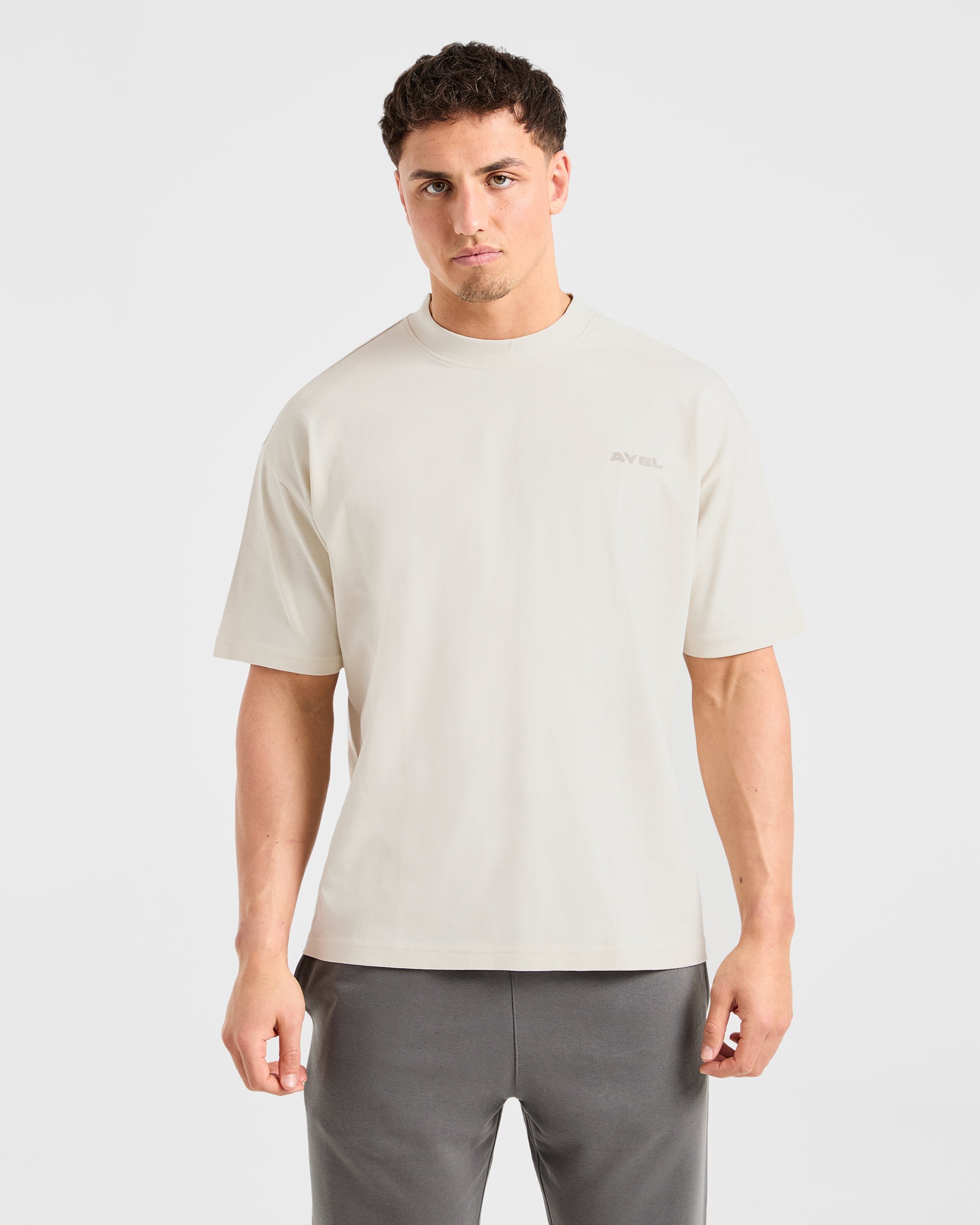 T-Shirt Oversized Blur - Bianco Avorio