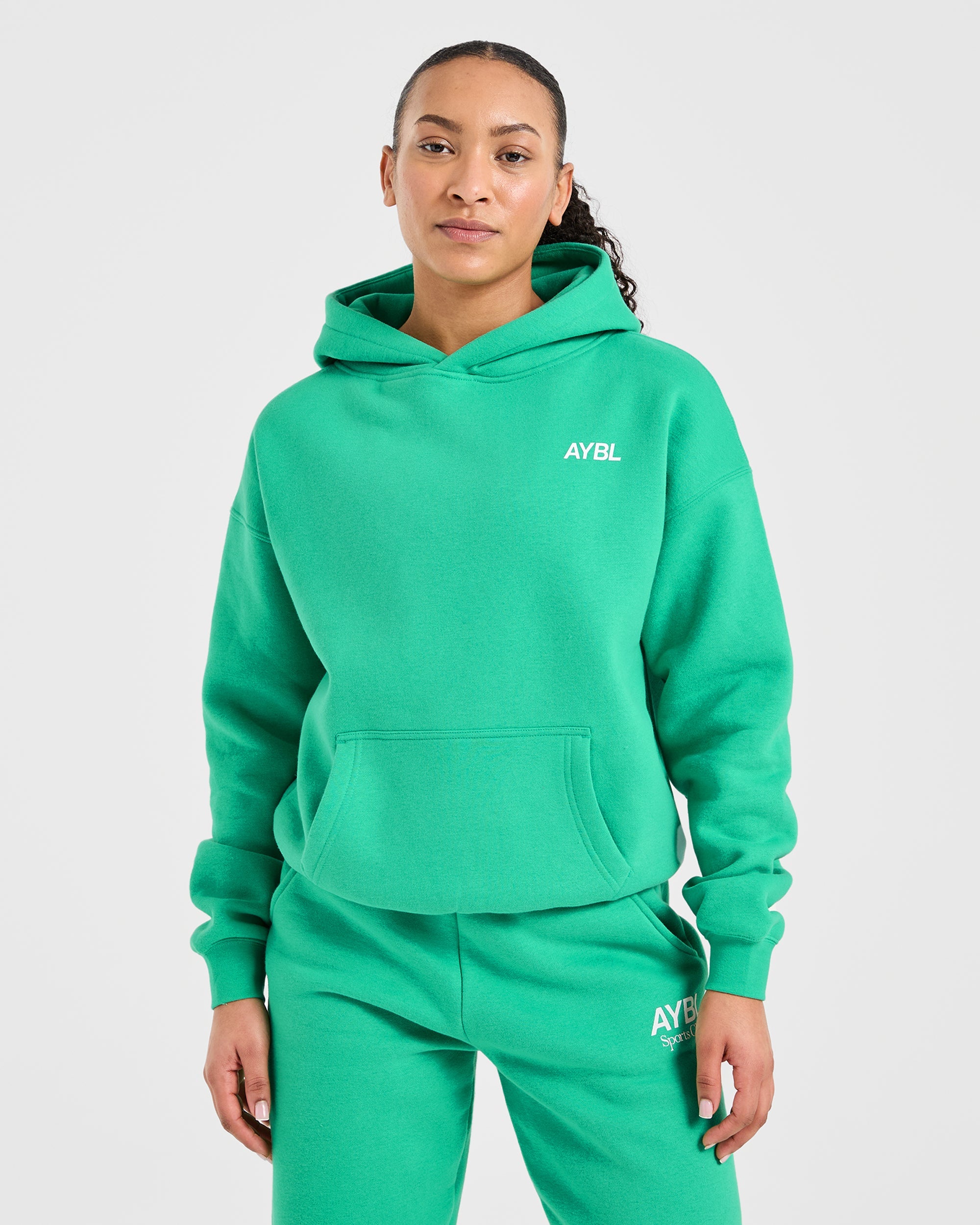AYBL Sports Club Felpa Oversized - Verde Corsa