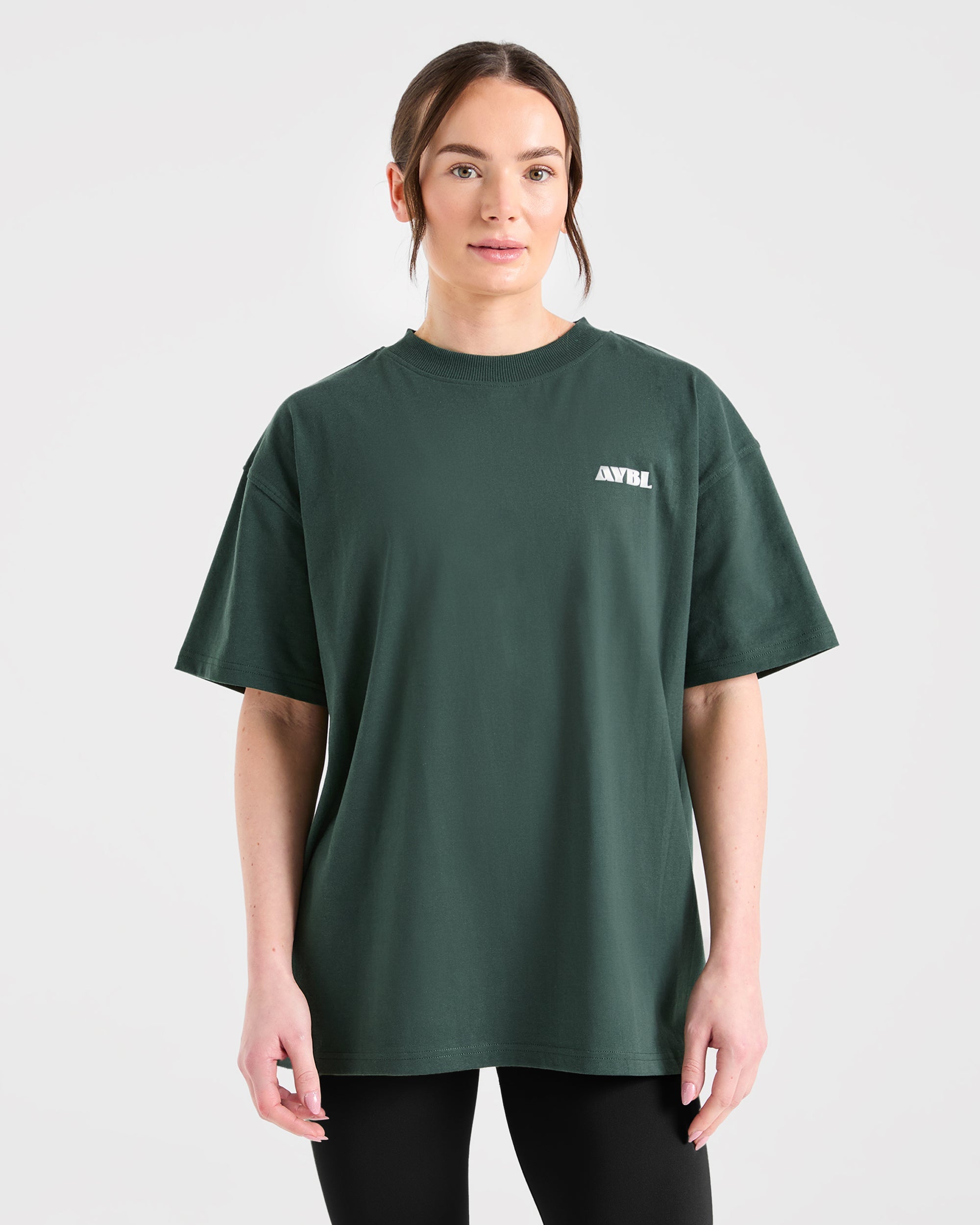 T-shirt Oversized AYBL Sports Studio - Verde Bosco
