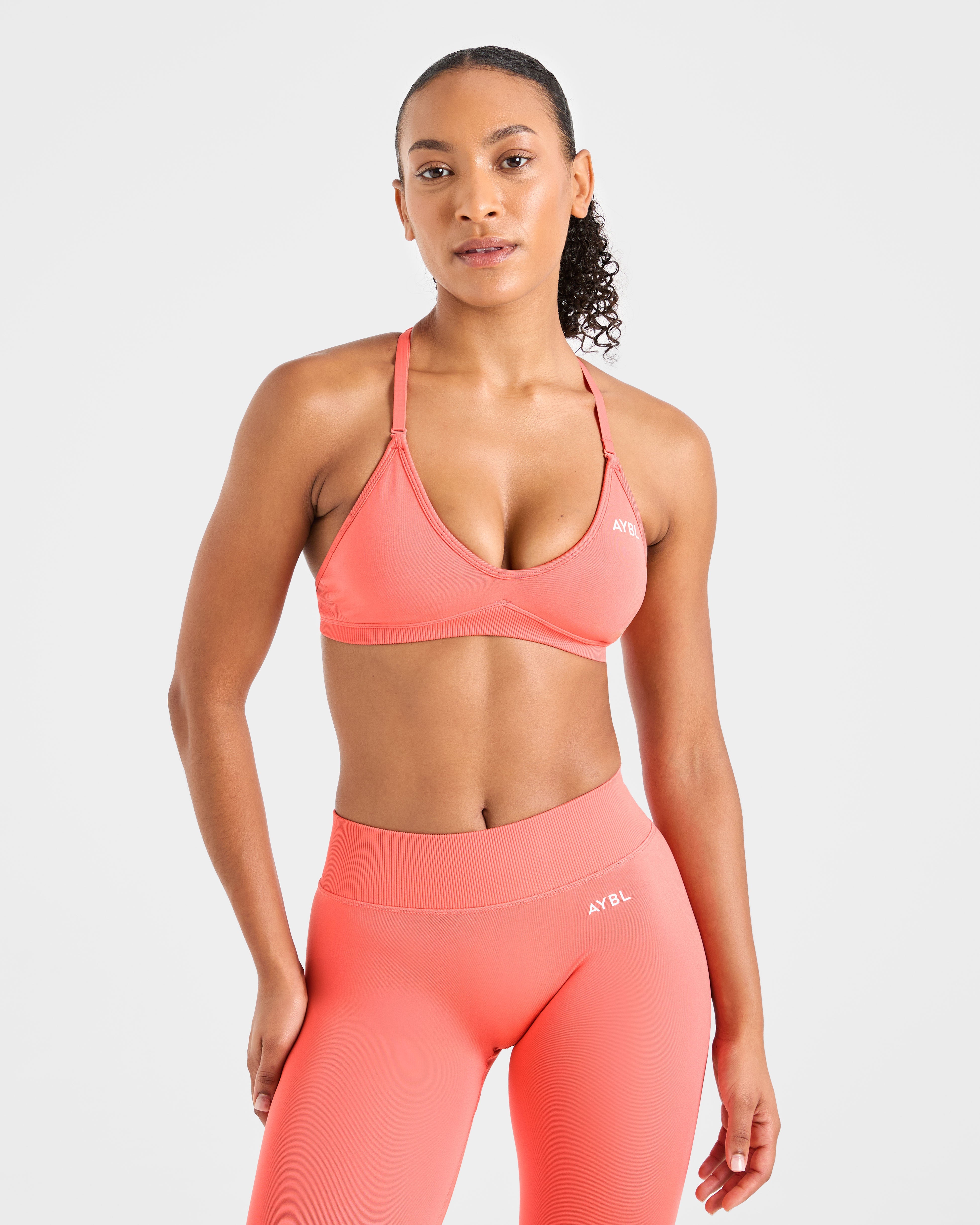 Reggiseno Sportivo Senza Cuciture a Tracolla Adattabile - Estate Pesca