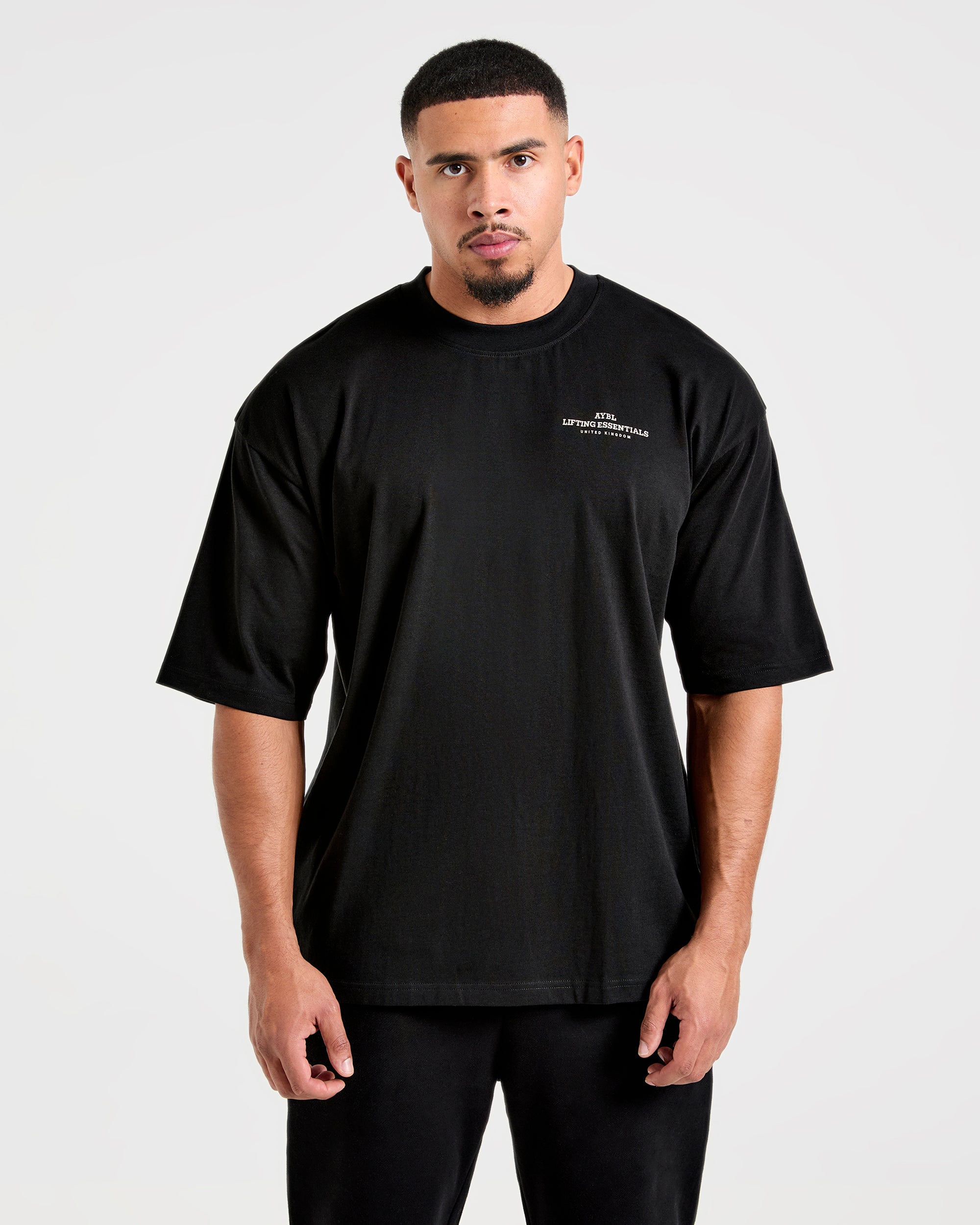 Apex Lifting Essentials T-Shirt Oversize - Nero/Cream