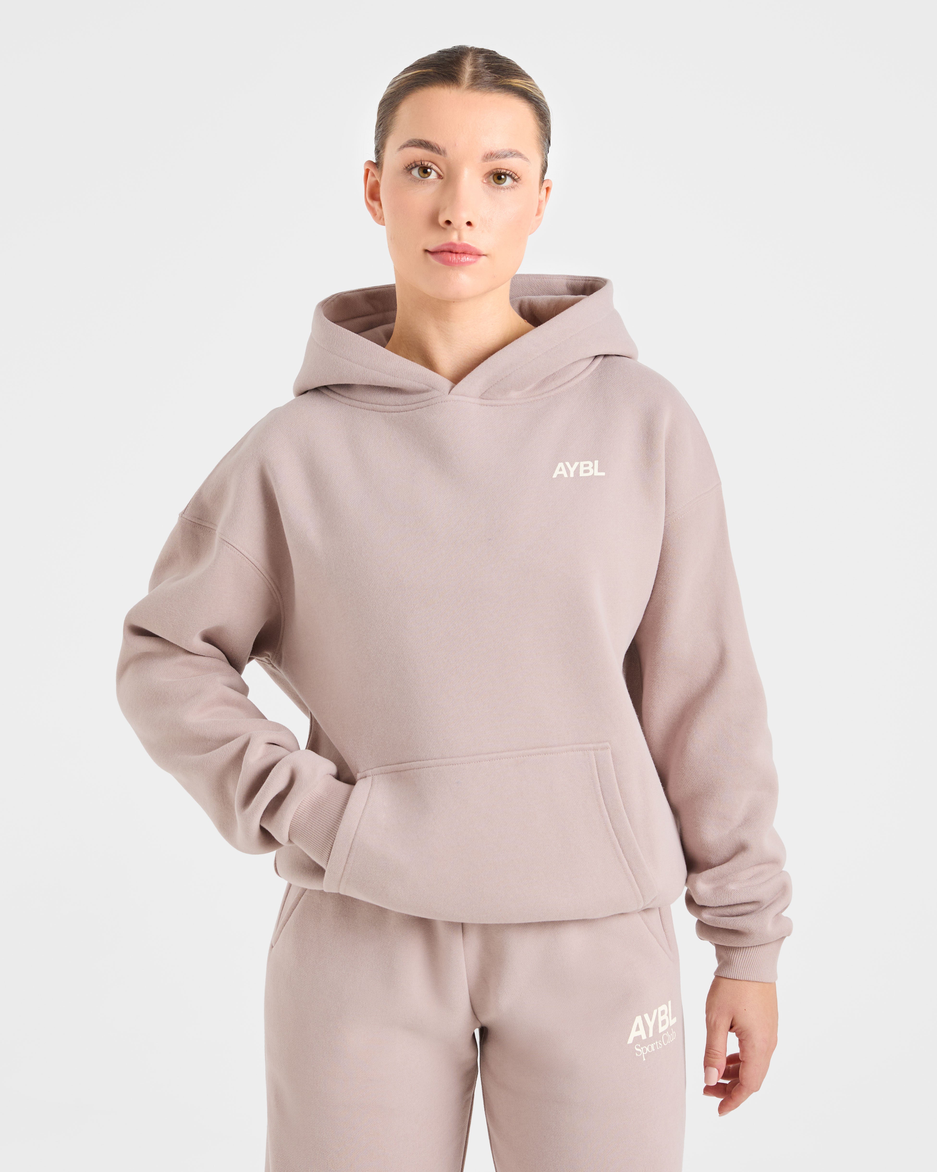 AYBL Sports Club Felpa Oversized - Mink Pink