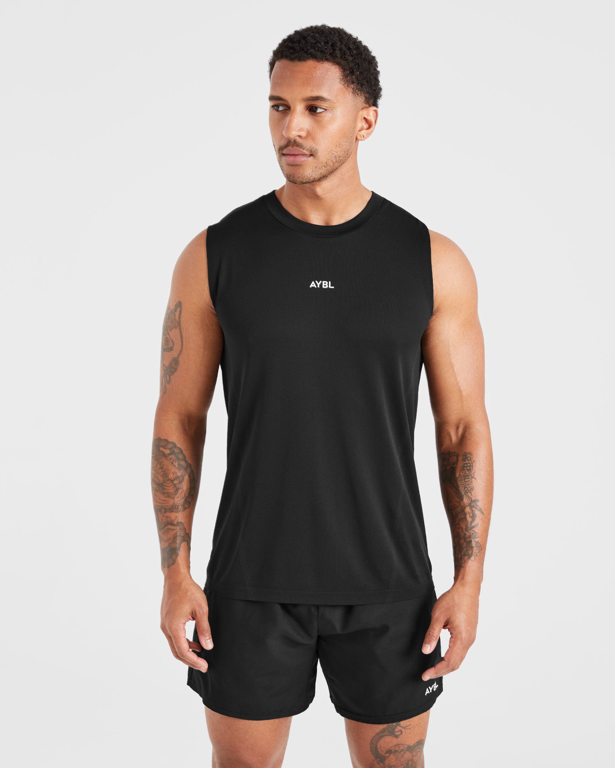 Attain Seamless Vest - Nero