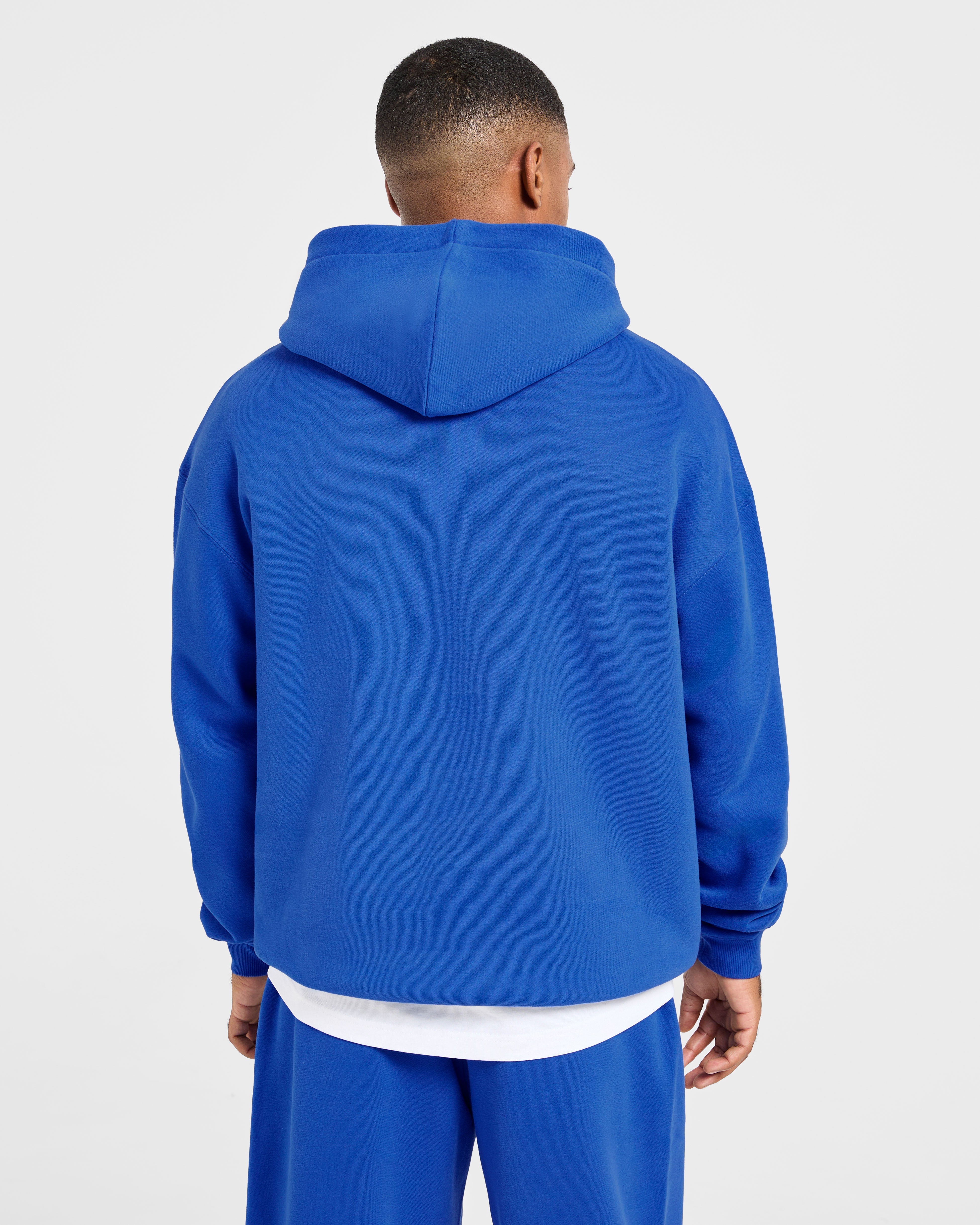 Academy Oversized Hoodie - Cobalto