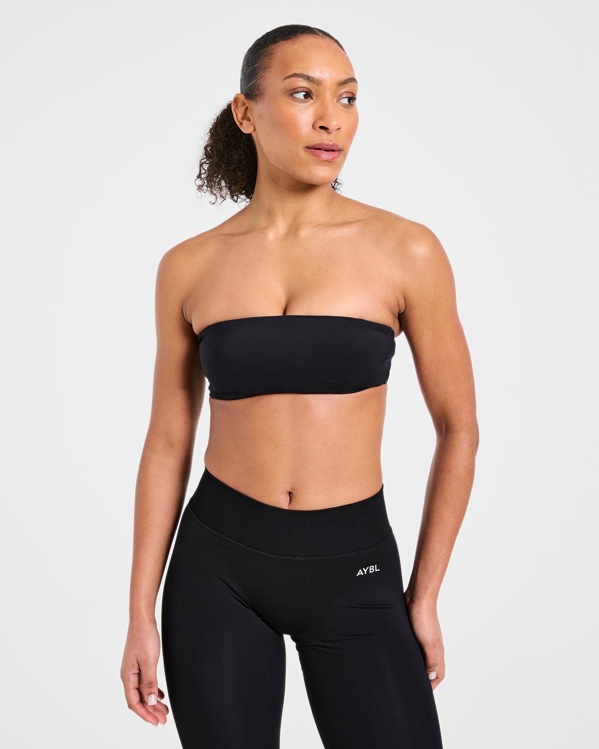 Bra da Palestra Bandeau Essenziale - Nero